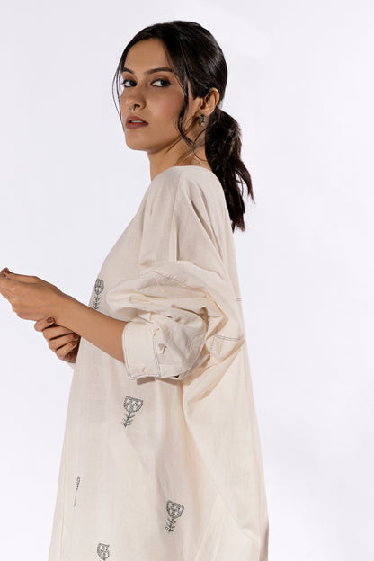 Paan Gulkand chikankari Tunic
