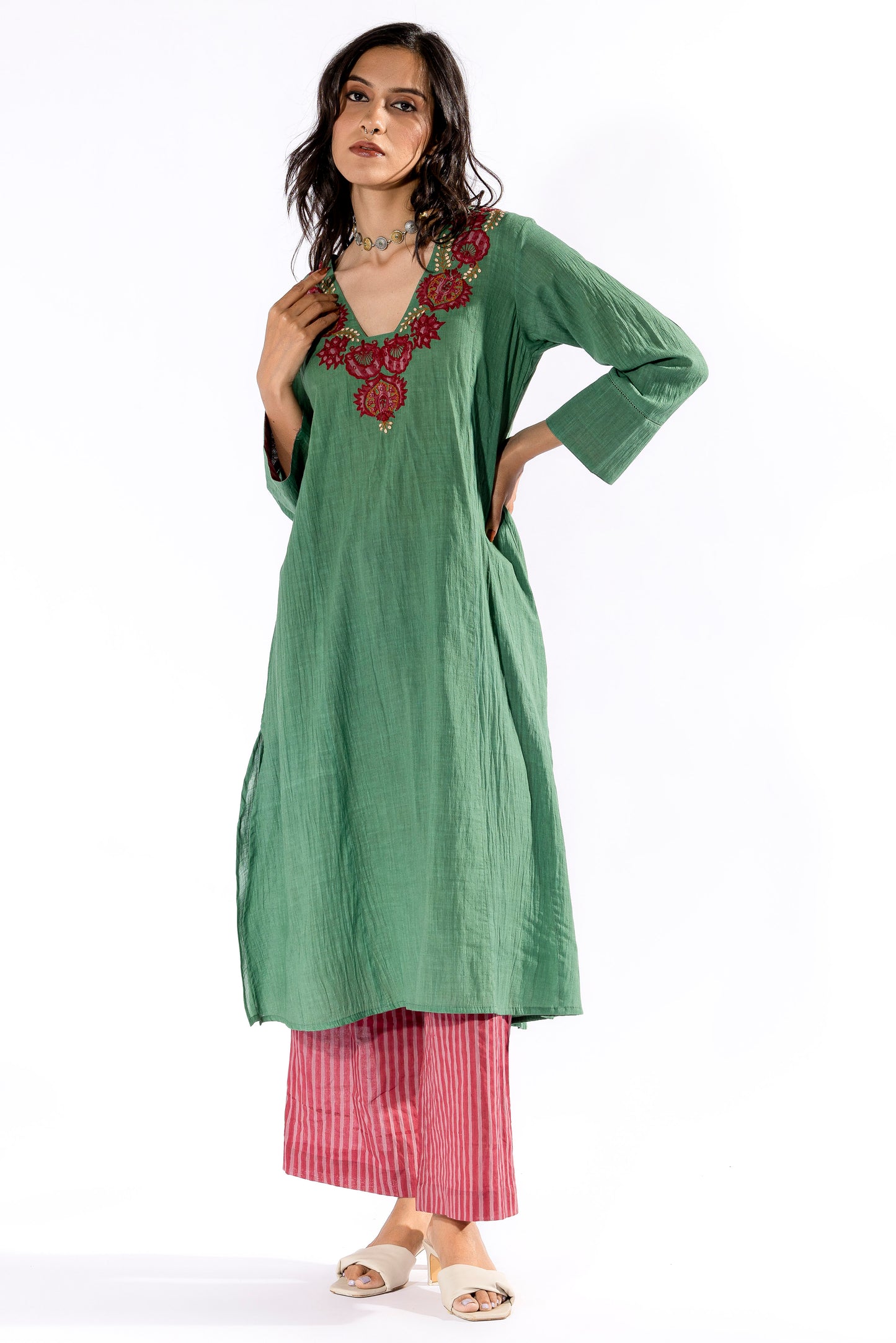 Khus Kurta set