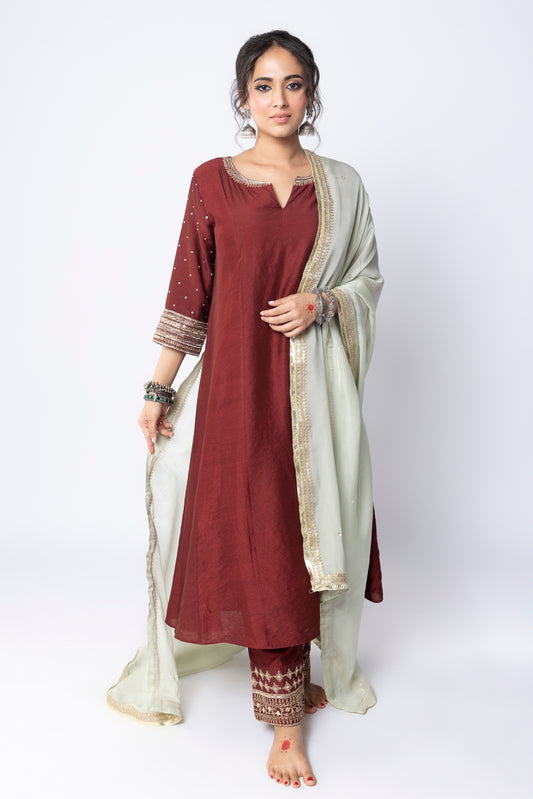 Ellora embroidered dupatta