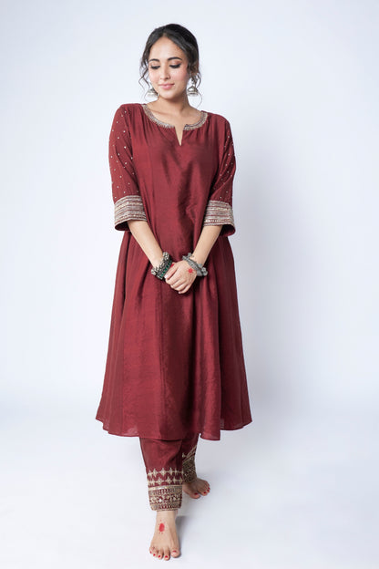 Ellora embroidered pants