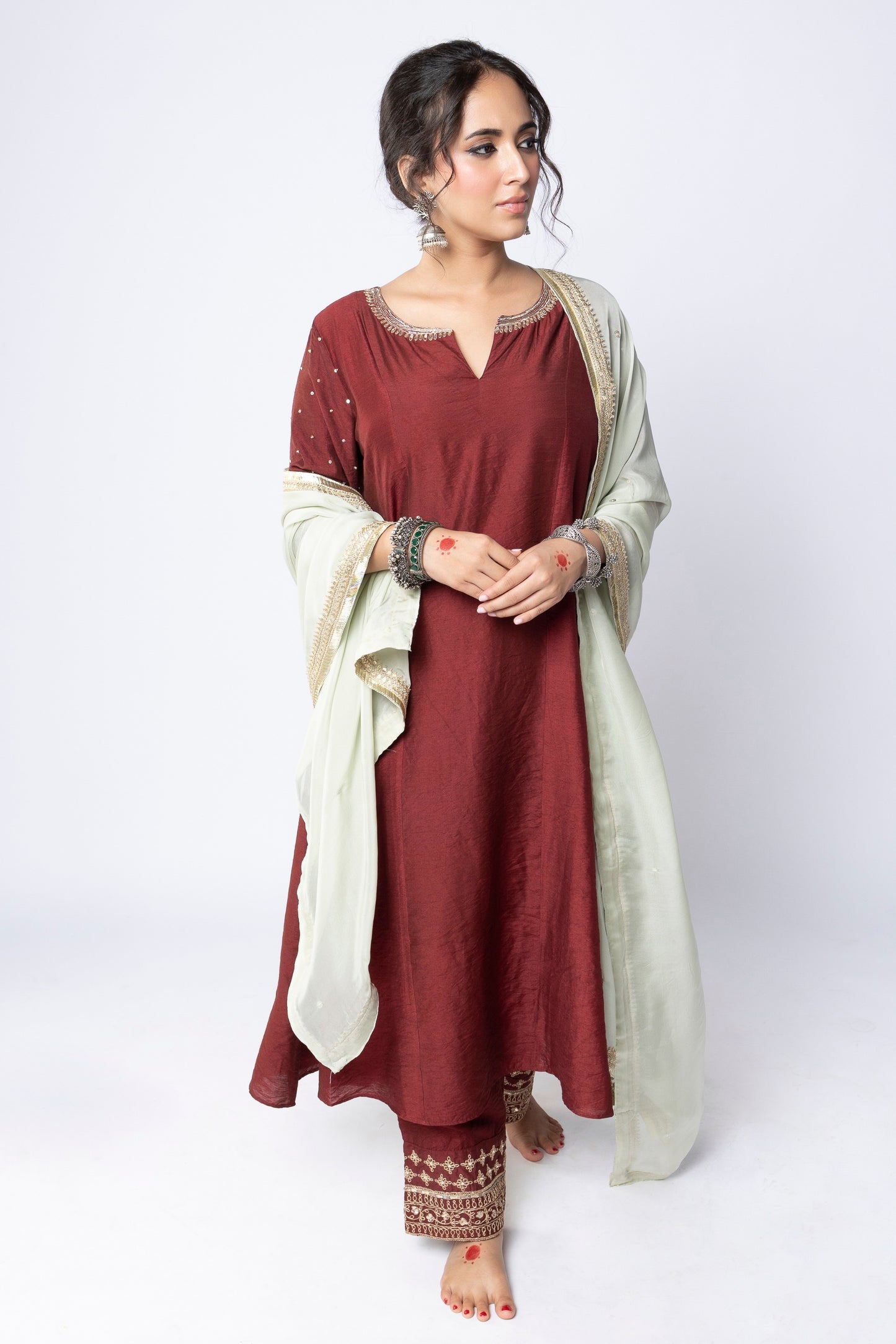 Ellora embroidered dupatta