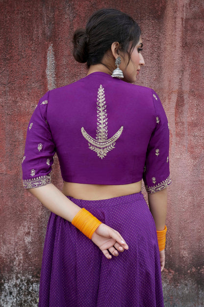 Amber Embroidered Lehenga Set