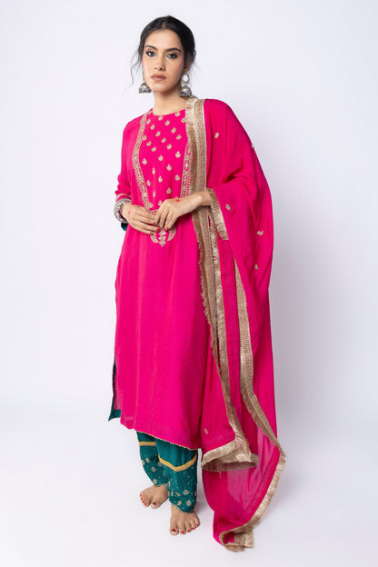 Amer Embroidered dupatta