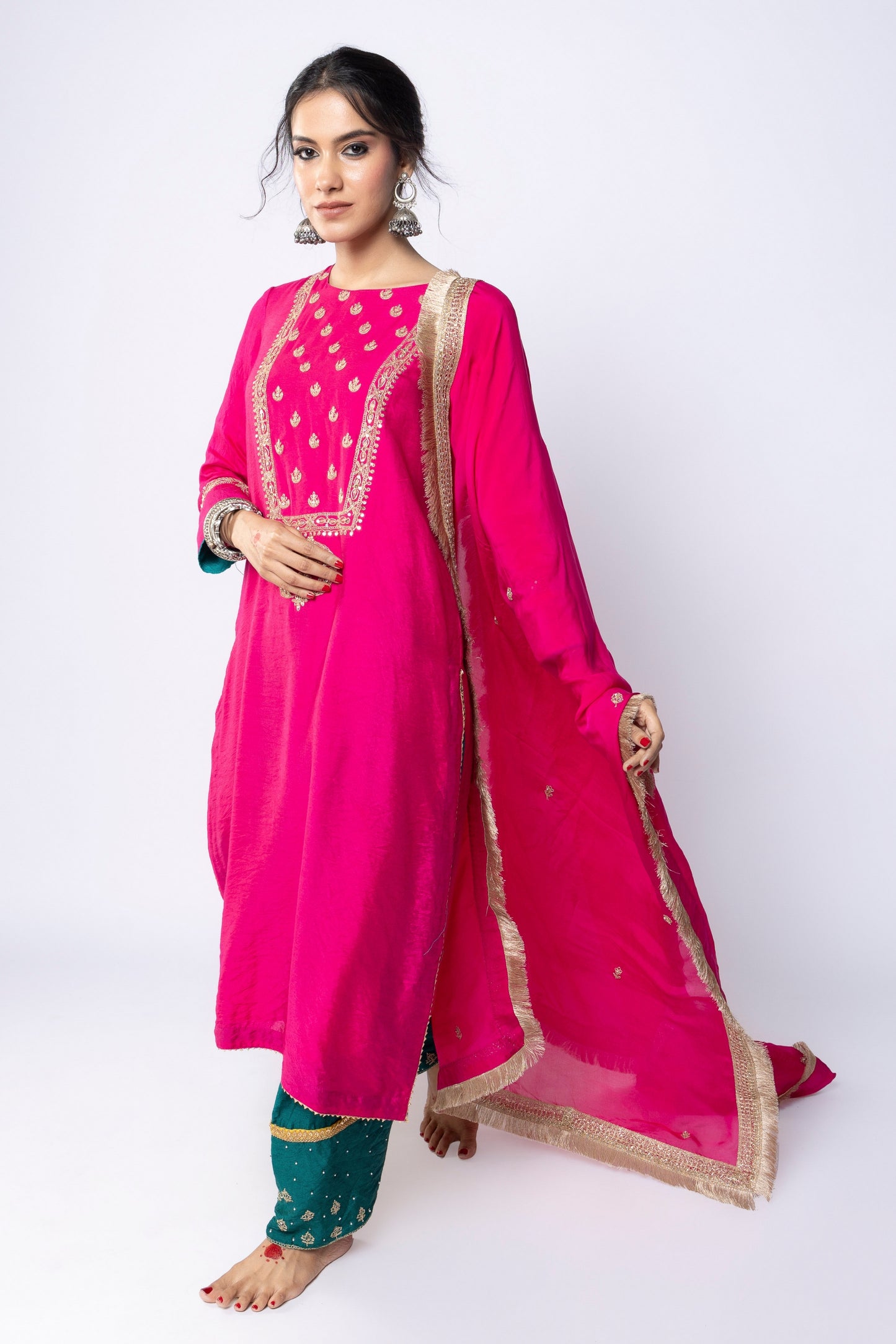 Amer Embroidered dupatta
