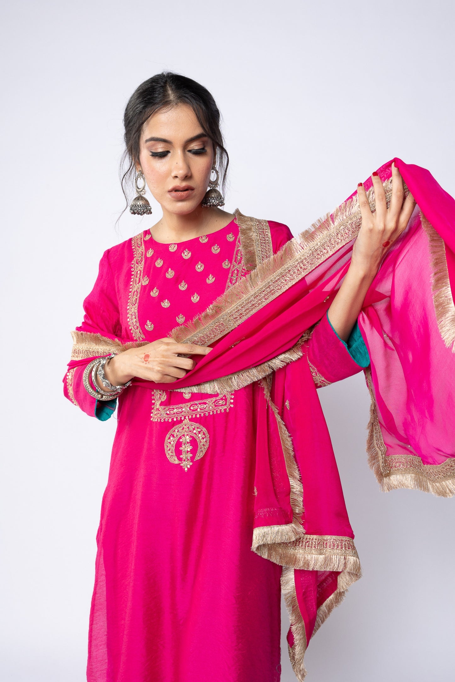 Amer Embroidered dupatta