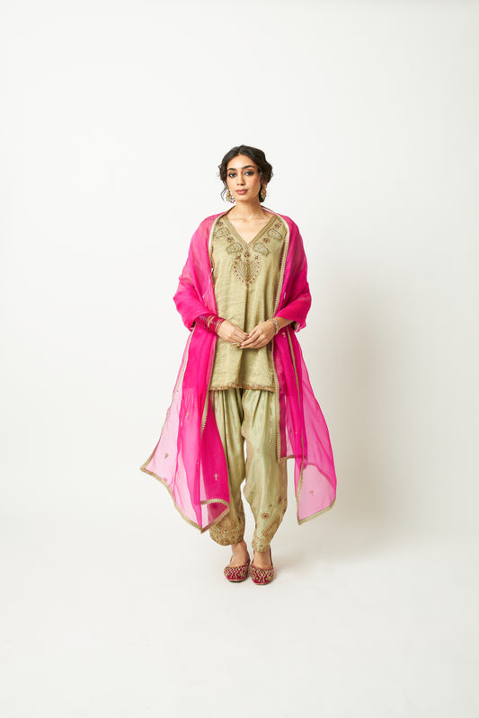 Baraati Banno Embroidered Dupatta - 1