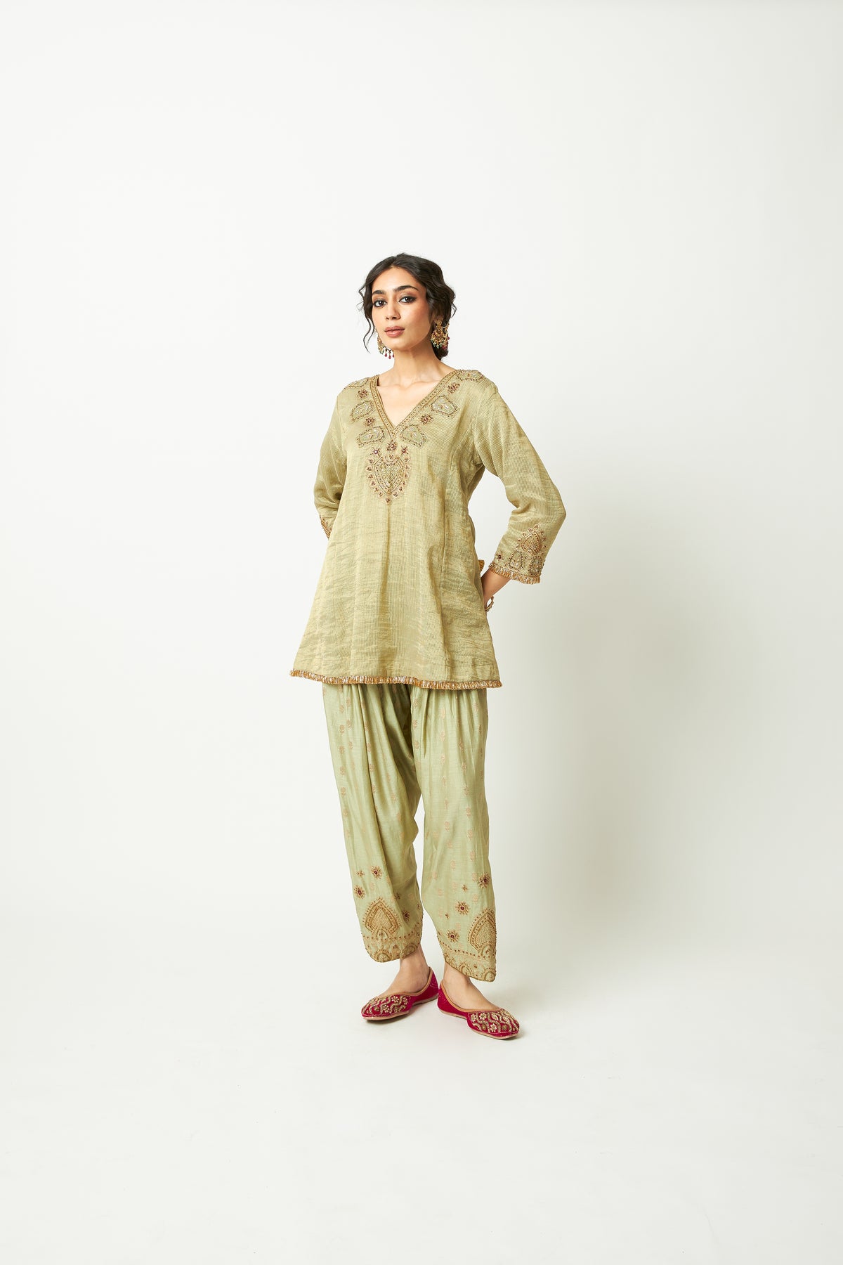 Baraati Banno Embroidered Salwar - 1