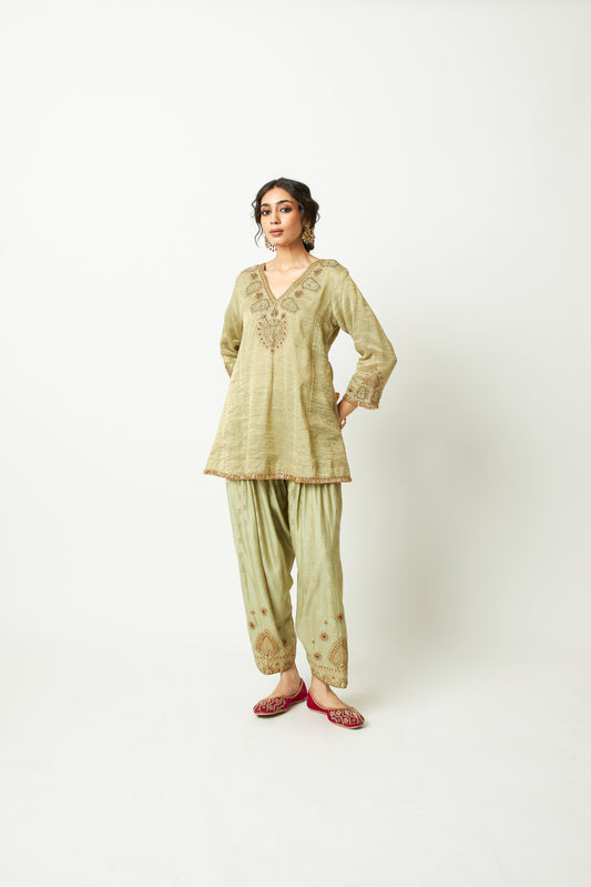 Baraati Banno Embroidered Salwar - 1