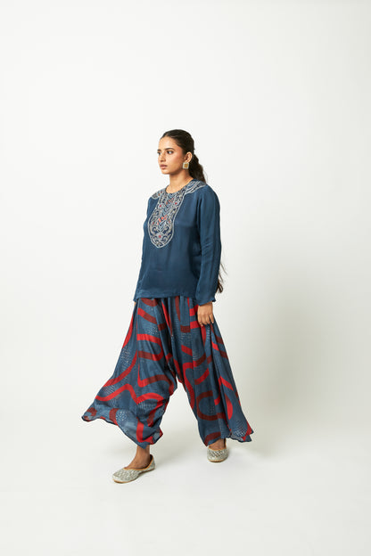 Chulbuli Embroidered Co-ord Set- Set of 2 - 5