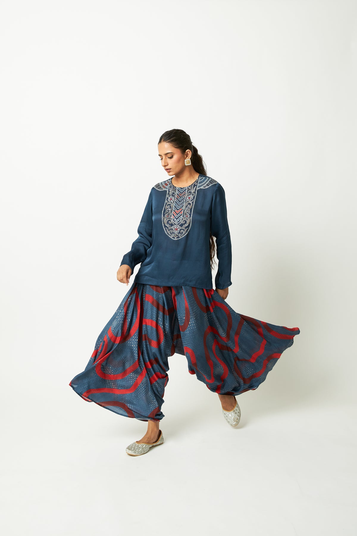 Chulbuli Embroidered Co-ord Set- Set of 2 - 6