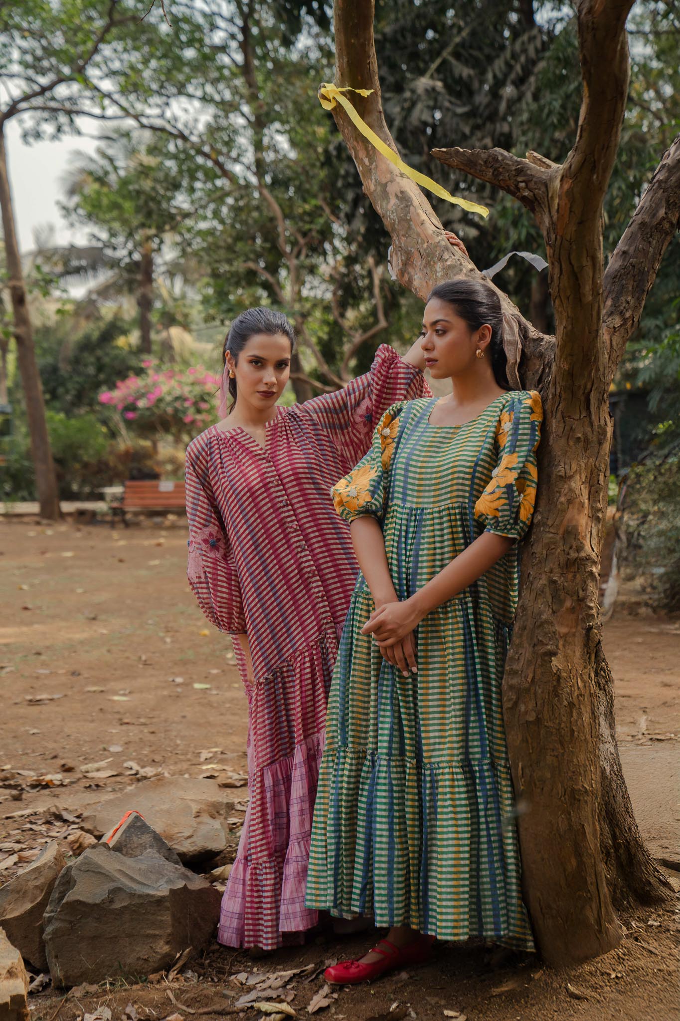 Thistle  Block Printed Dress