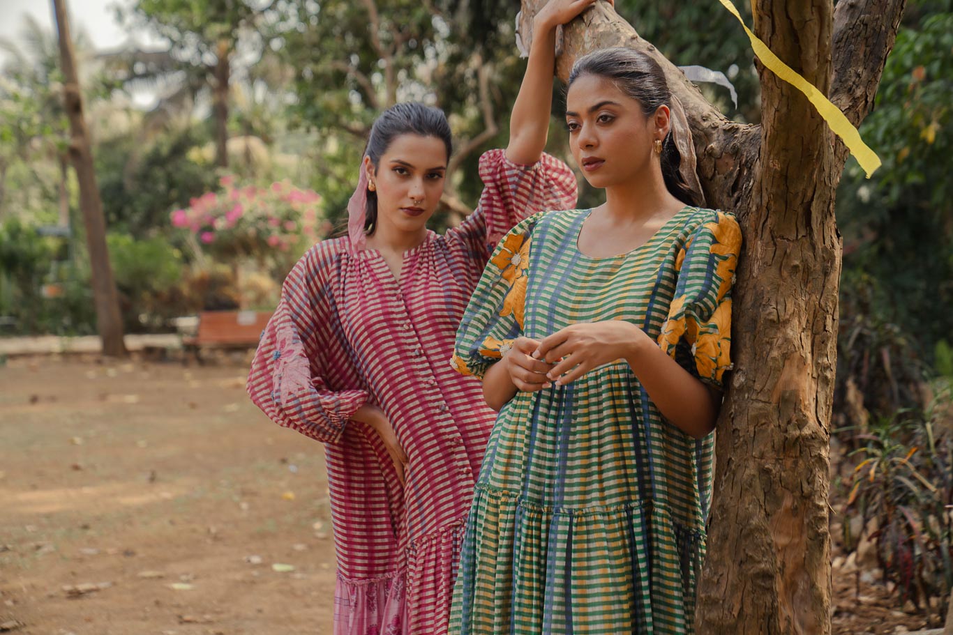 Thistle  Block Printed Dress