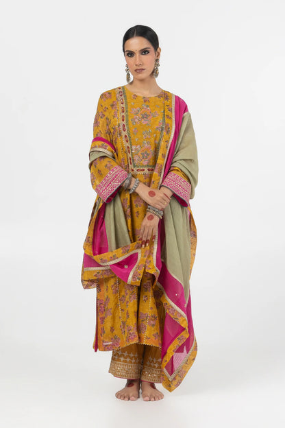 Falak Hand Block Printed Kurta Set