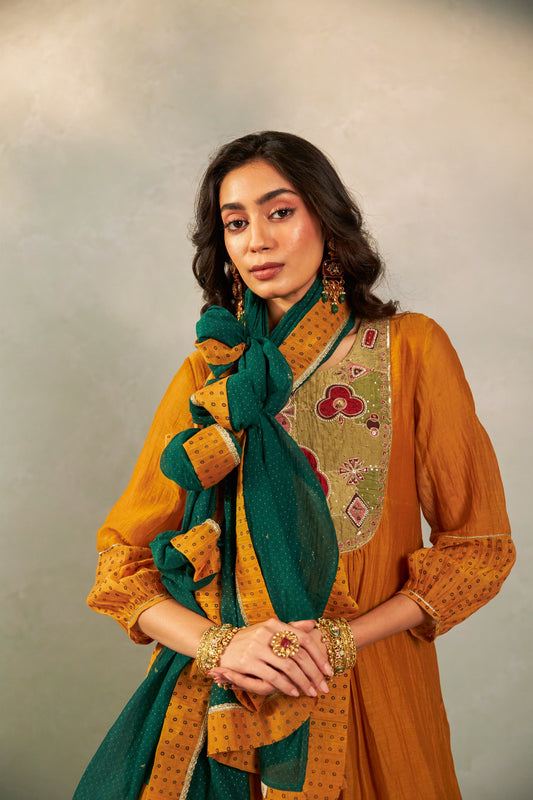 Genda Phool Embroidered Kurta