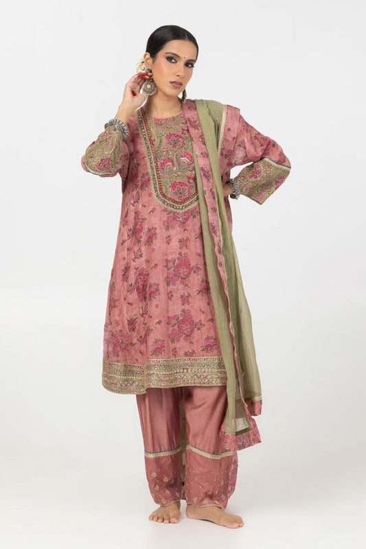 Gul-posh Hand Embroidered Dupatta