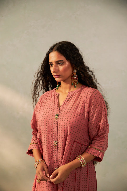 Gulabi Koyal Embroidered Tunic