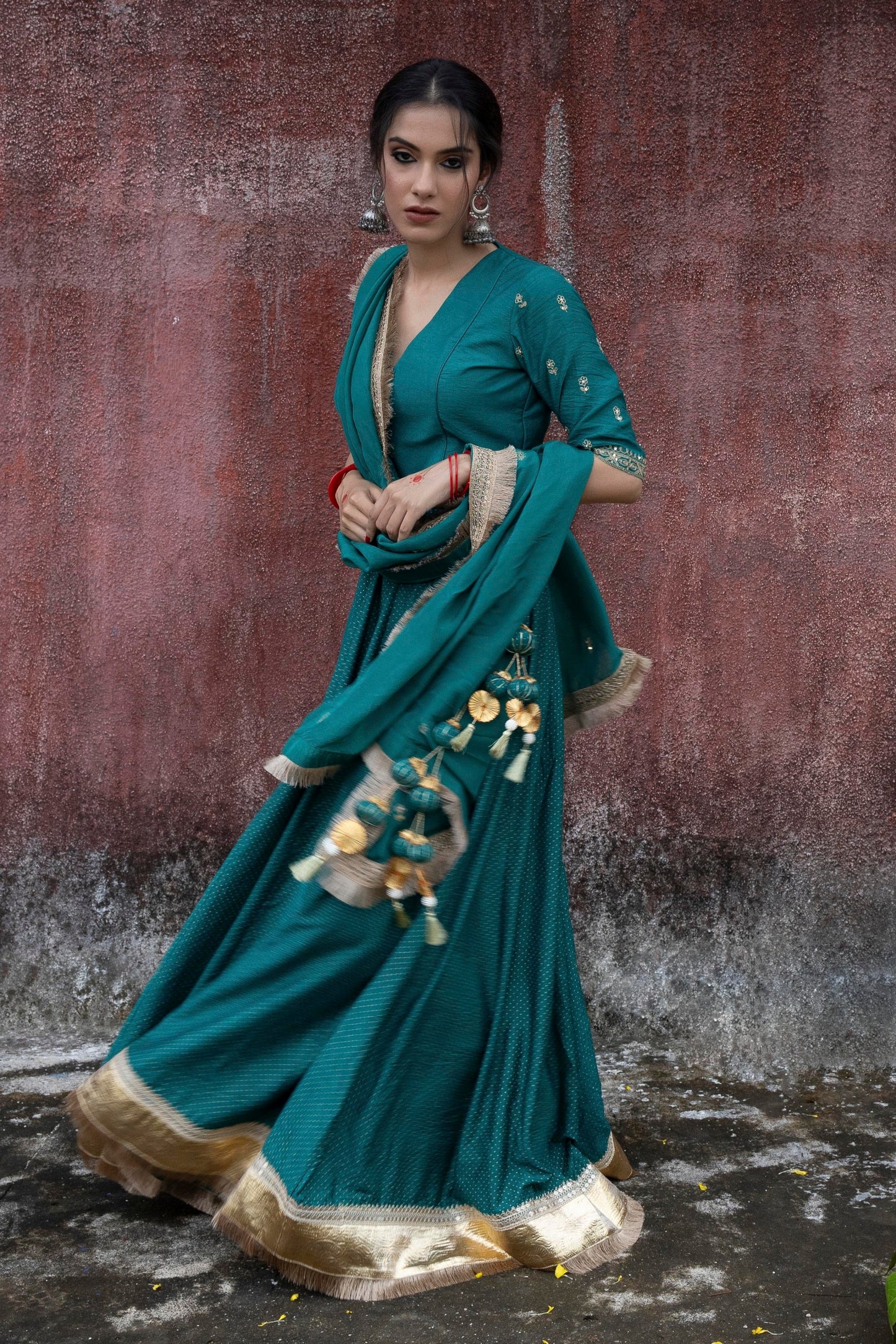 Gulberg Embroidered Lehenga Set