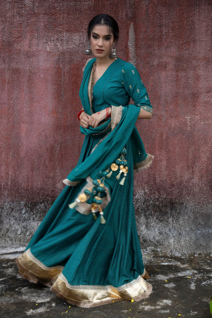 Gulberg Embroidered Lehenga Set