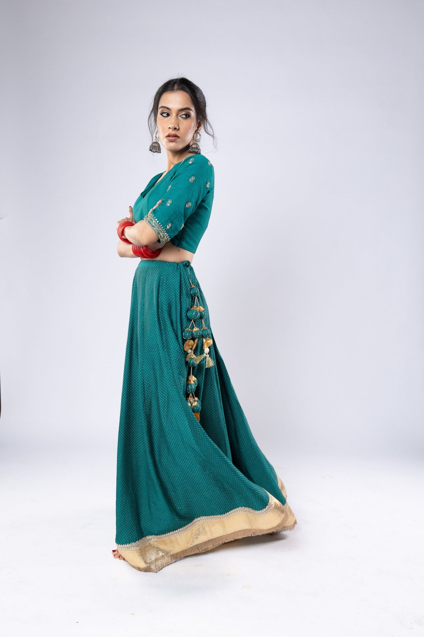Gulberg Embroidered Lehenga