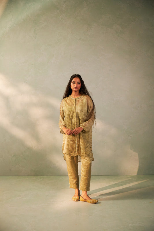 Hara Sitara Embroidered Co-ord Set- Set of 2