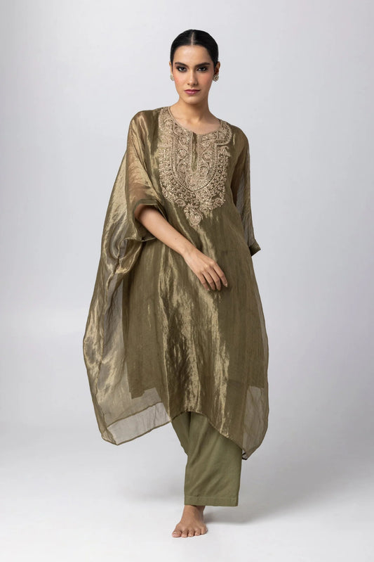 Hazel Embroidered Kaftan Set