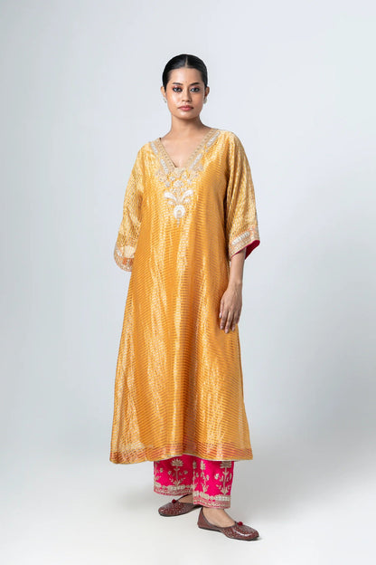 Ishaal Embroidered Kaftan Set