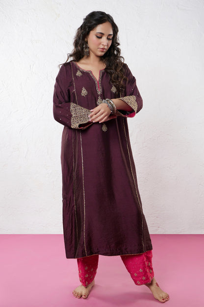 Jama Embroidered Kurta
