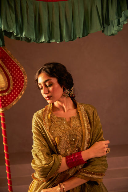 Jashn Adaa Embroidered Kurta Set- Set of 3 - 5