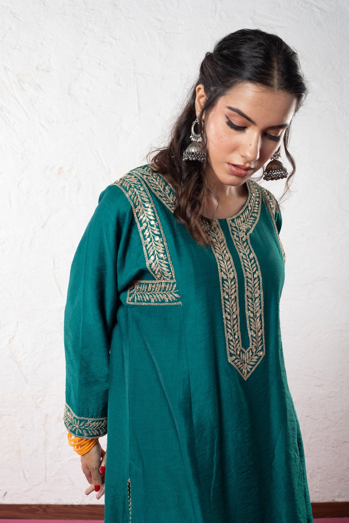 Konark Embroidered Kurta Set