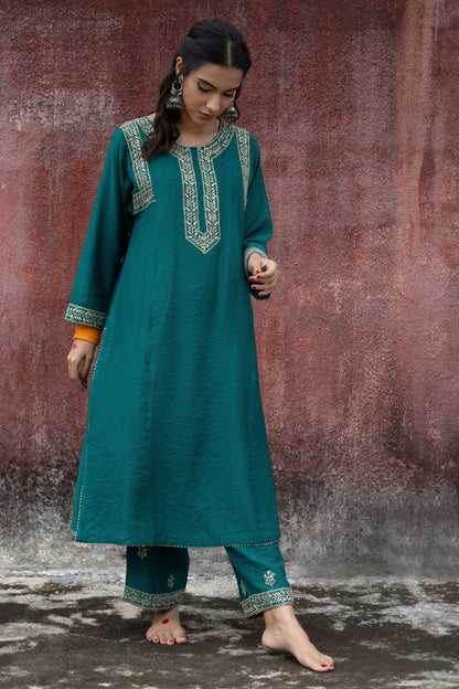 Konark Embroidered Kurta Set