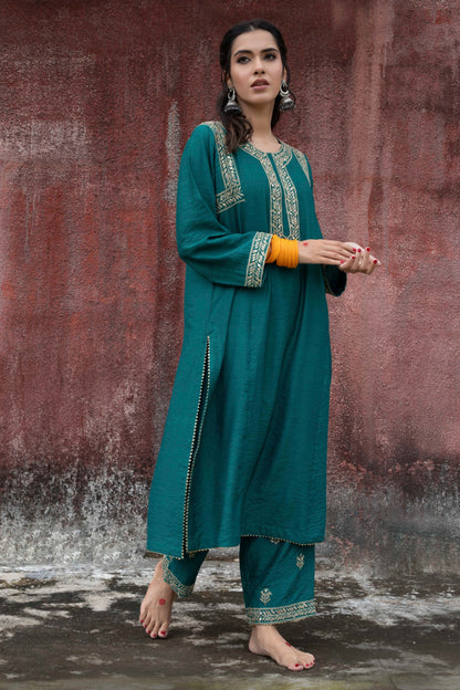 Konark Embroidered Kurta Set