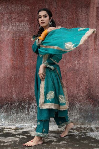 Konark Embroidered dupatta