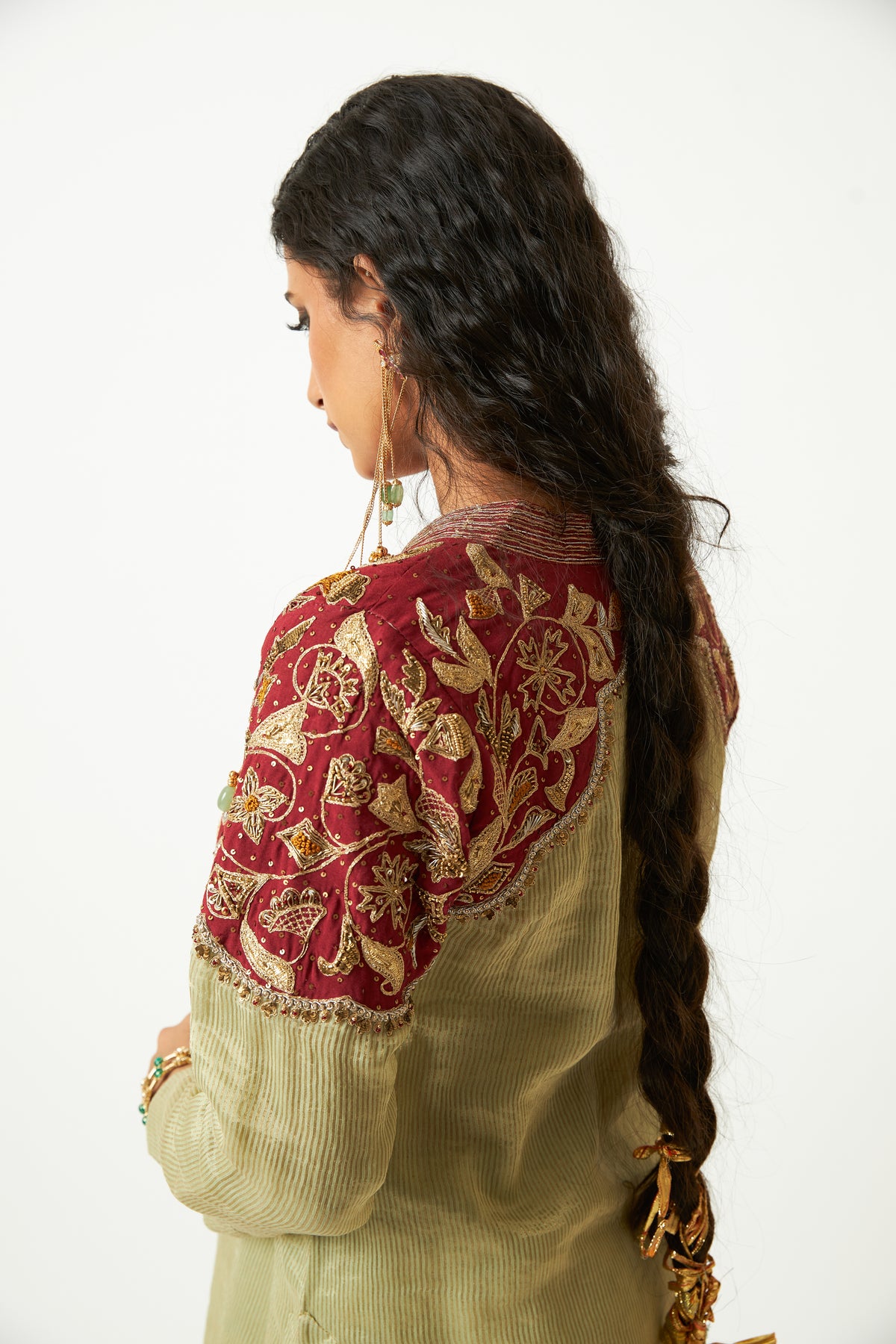Koyal Rani Embroidered Kurta Set- Set of 3 - 12