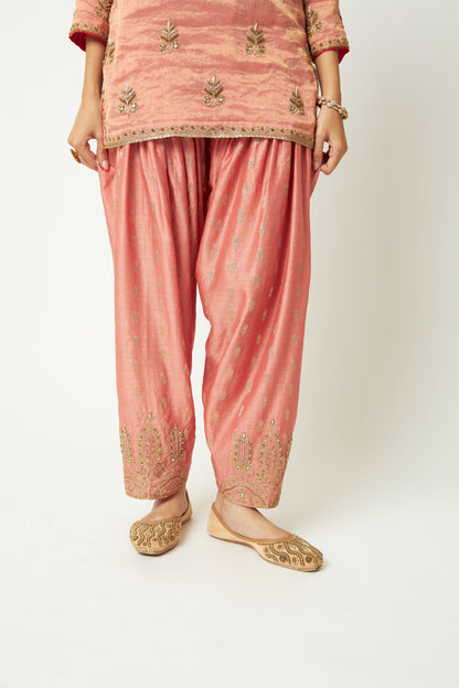 Lachak Leher Embroidered Kurta Set- Set of 3 - 14