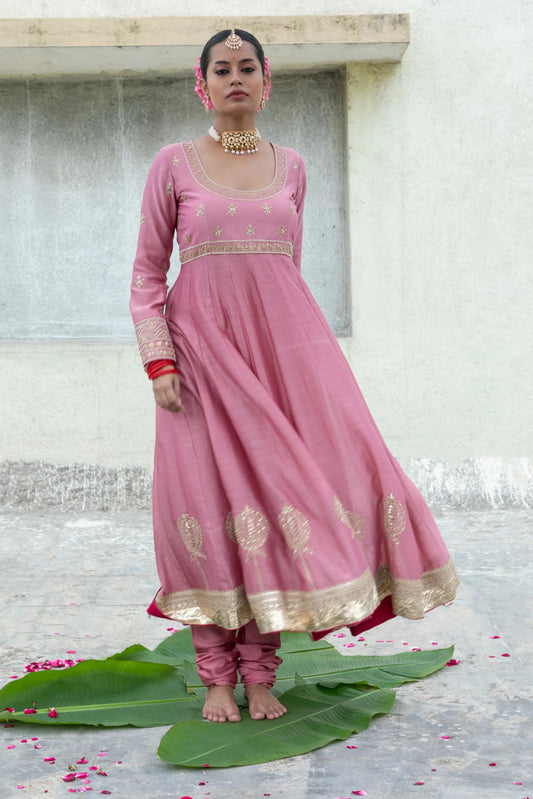 Laila Embroidered Anarkali