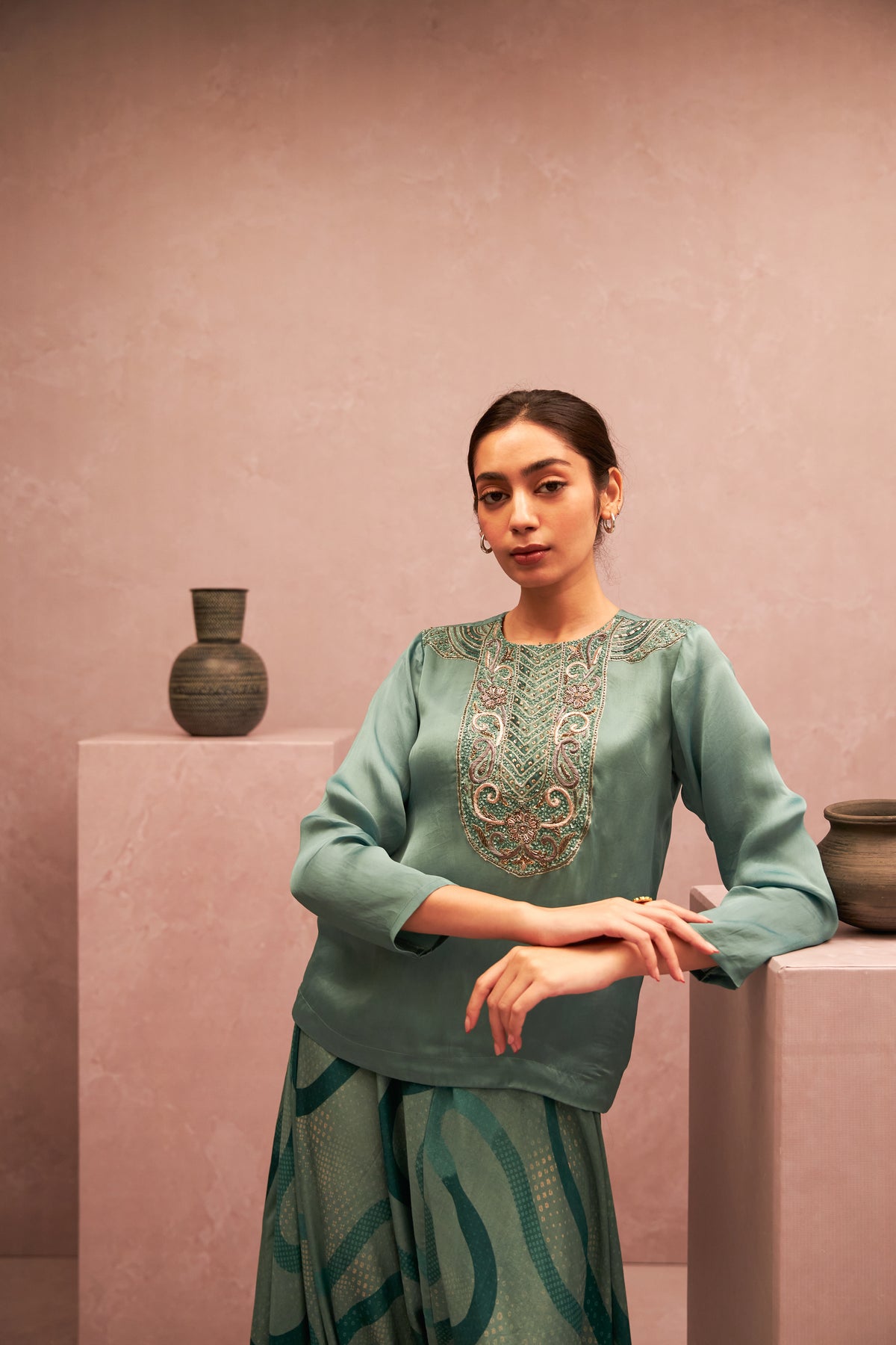 Mastani Leher Embroidered Kurta - 2