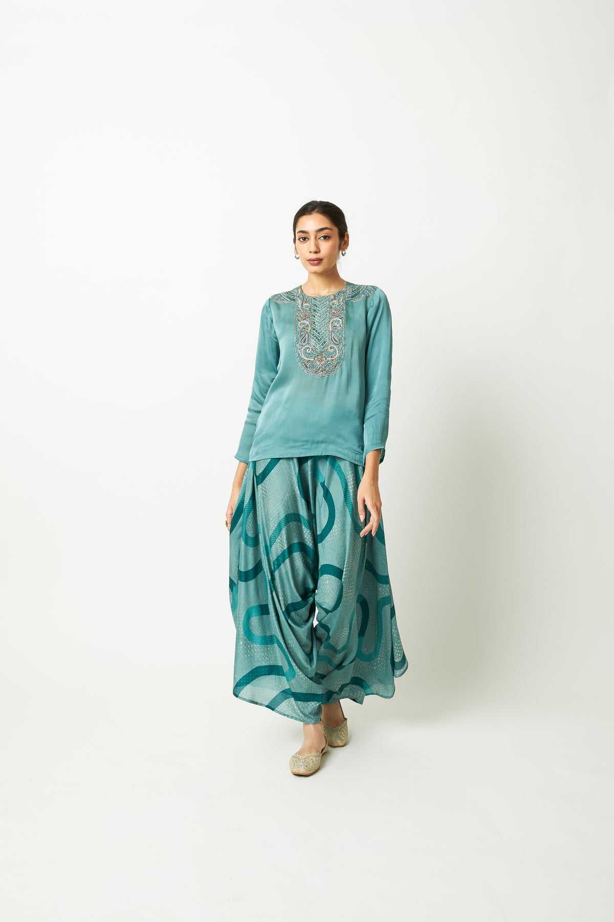 Mastani Leher Embroidered Kurta - 5