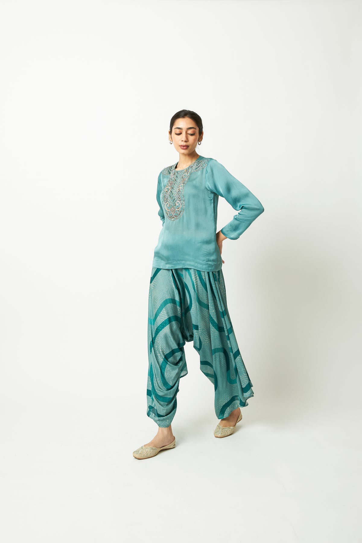 Mastani Leher Embroidered Kurta - 6