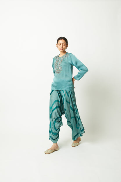 Mastani Leher Embroidered Kurta - 6