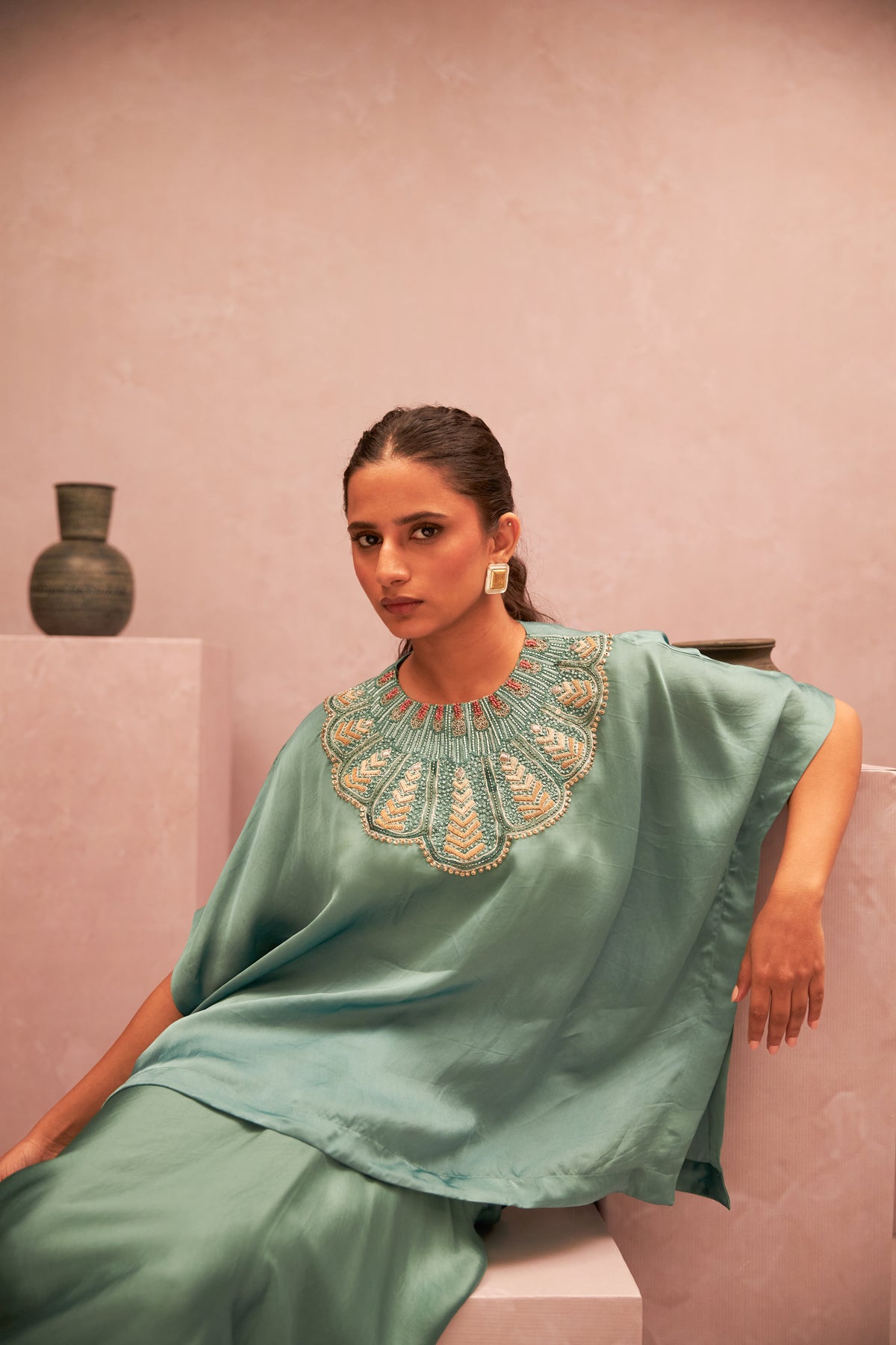 Morni Masti Embroidered Kaftan - 2