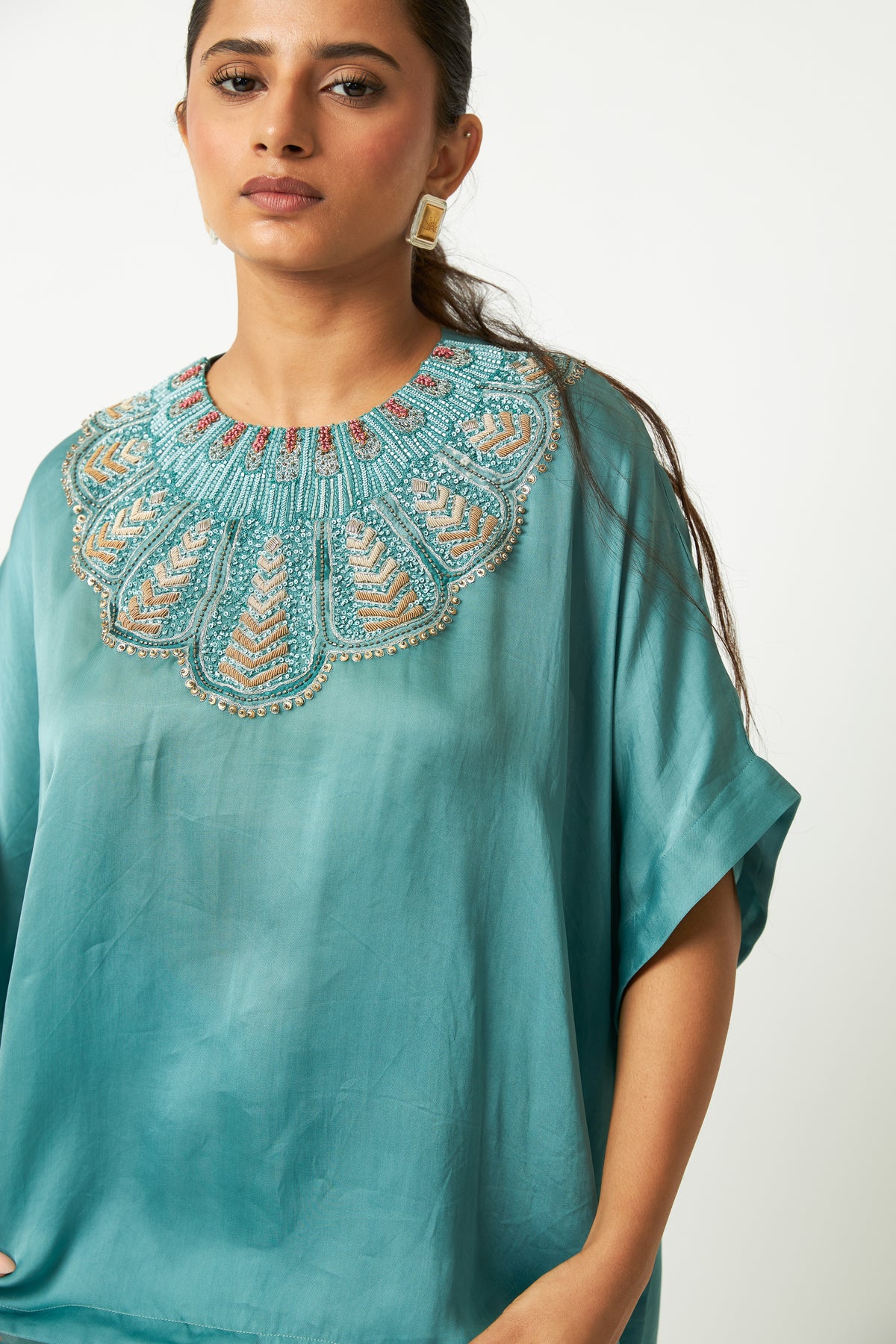 Morni Masti Embroidered Kaftan - 8