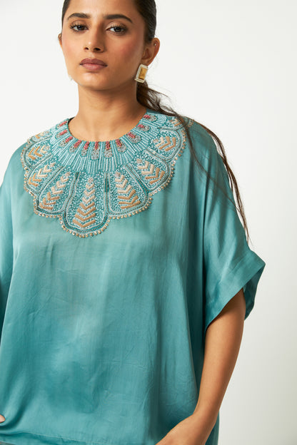 Morni Masti Embroidered Kaftan - 8