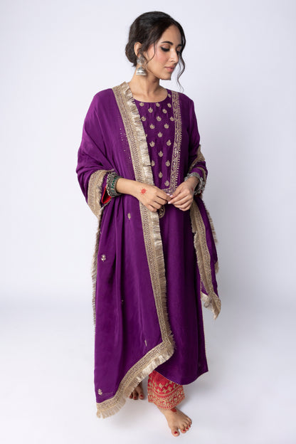 Nalanda Embroidered dupatta