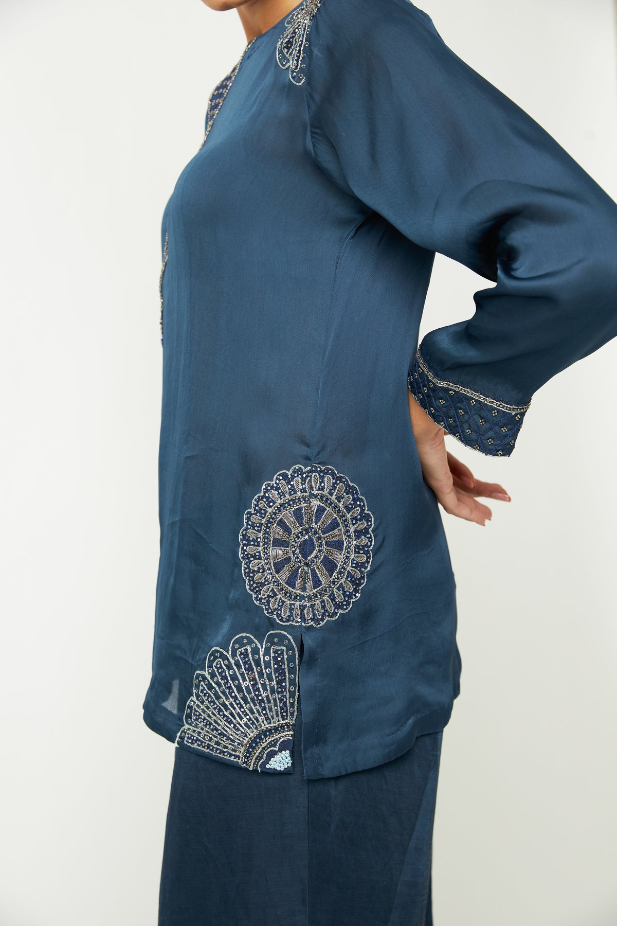 Neelanjana Embroidered Co-ord Set- Set of 2 - 10