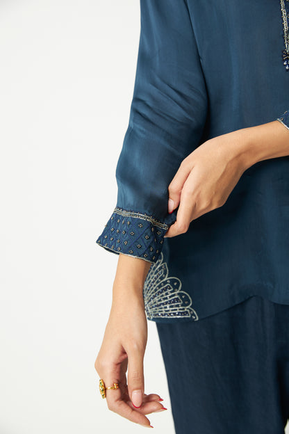 Neelanjana Embroidered Co-ord Set- Set of 2 - 11