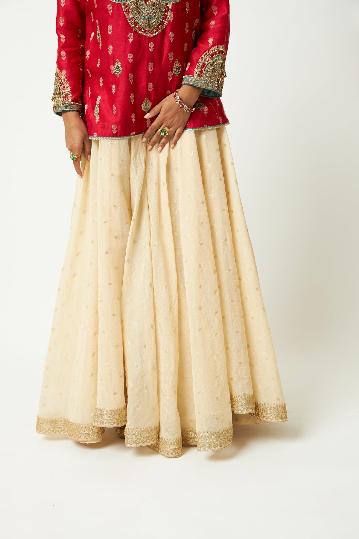 Noor Manjari Skirt - 2