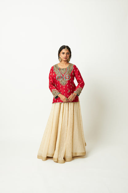 Noor Manjari Embroidered Kurta - 8