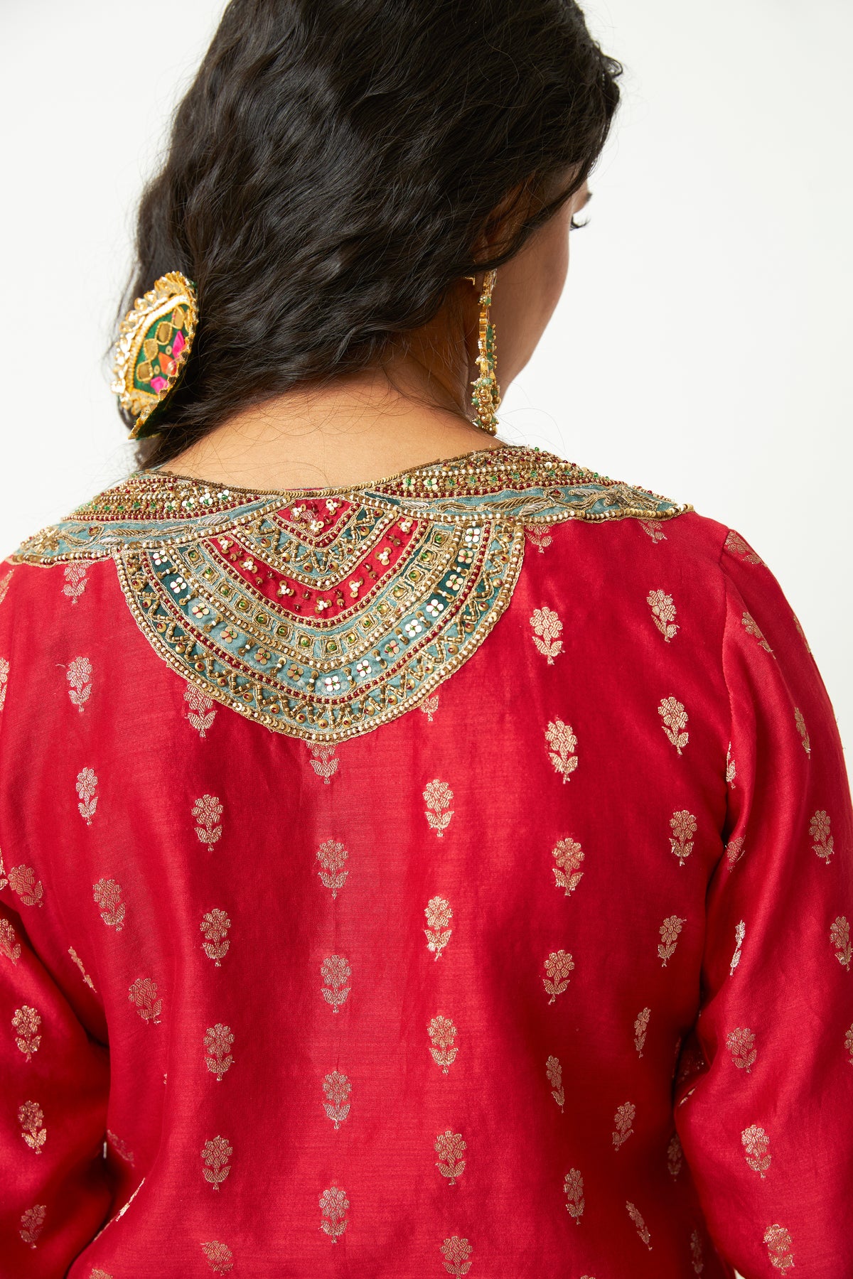 Noor Manjari Embroidered Kurta - 10