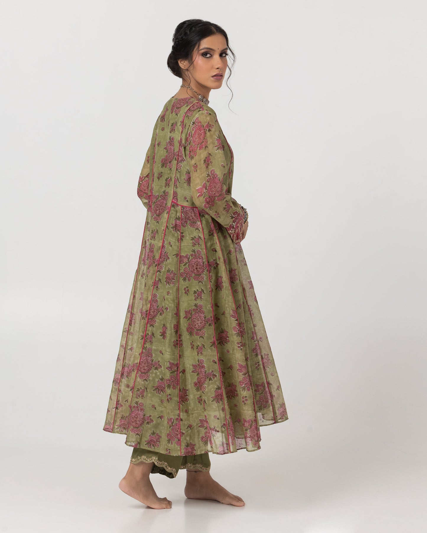 Sanna Hand Block Printed Kurta