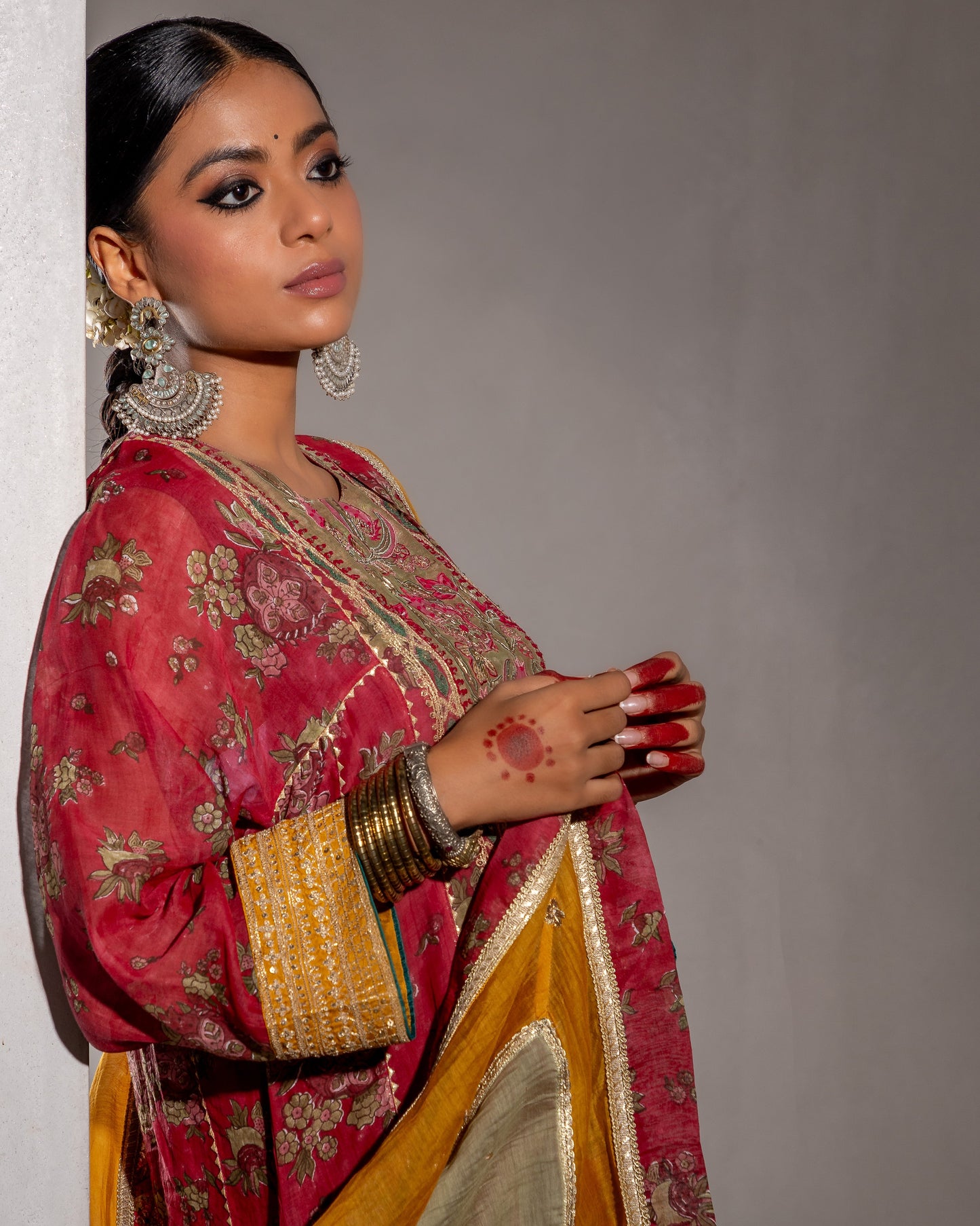 Roya Hand Block Printed Kurta